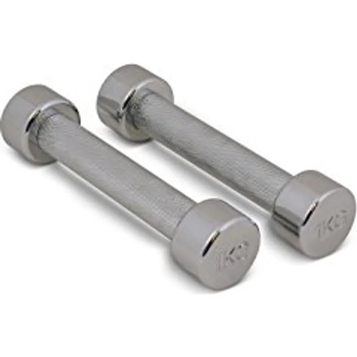trenas Paar Chrom Kurzhanteln - je 1 kg