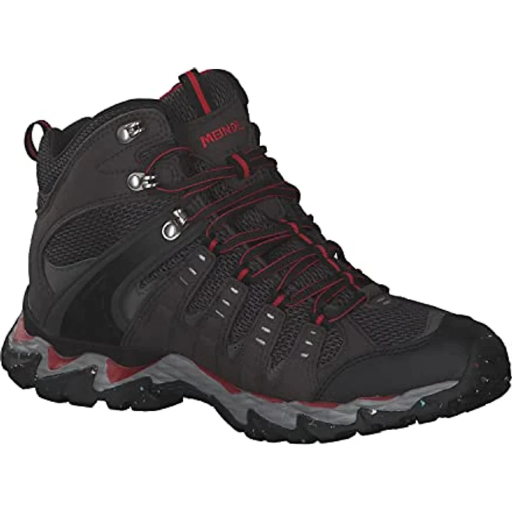Meindl Respond Mid II GTX, Leichte Wanderschuhe mit Gummiprofilsohle, Schwarz – Bild 9