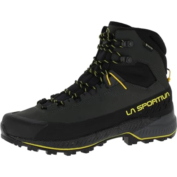 La Sportiva TX5 Evo Mid GTX, wasserdichte Herren Wanderschuhe mit stabiler Sohle und Goretex Membrane, Carbon/Gelb, EU 47 – Bild 1