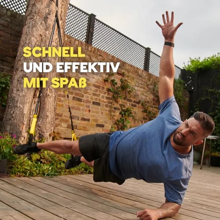 TRX GO - Schlingentrainer - ideal für vielreisende Sportler und Fitnesstrainings - Zugang zur TRX Training Club App - Grau – Bild 4