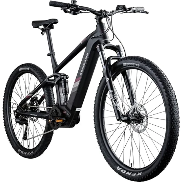 Zündapp E-Bike MTB X1000, 29 Zoll Fully mit 10-Gang Schaltung, 733 Wh Akku, schwarz – Bild 1