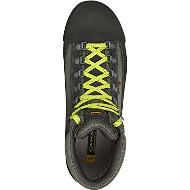 No Name Slope Stiefel gtx, Herren Wanderschuhe mit Wasserdichtigkeit, Anthrazit-Lime, Größe 44.5 (10) – Bild 4
