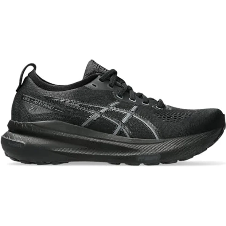 Asics GEL-KAYANO 31, Laufschuhe mit hoher Dämpfung und stabilisierendem Pronationsstütz, schwarz – Bild 7
