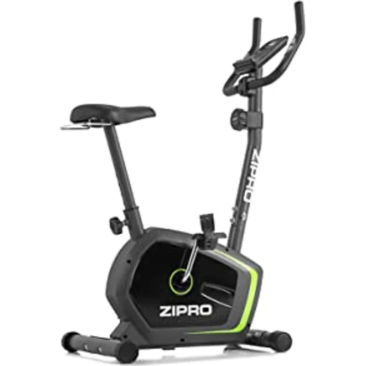 Zipro Heimtrainer Fahrrad Drift, Ergometer Fitnessbikes, Magnetisches Fahrradtrainer, Ergometer Fahrrad bis 120kg, Indoor Bike, Trainingsfahrrad für zuhause, Fahrradergometer Batteriebetrieben