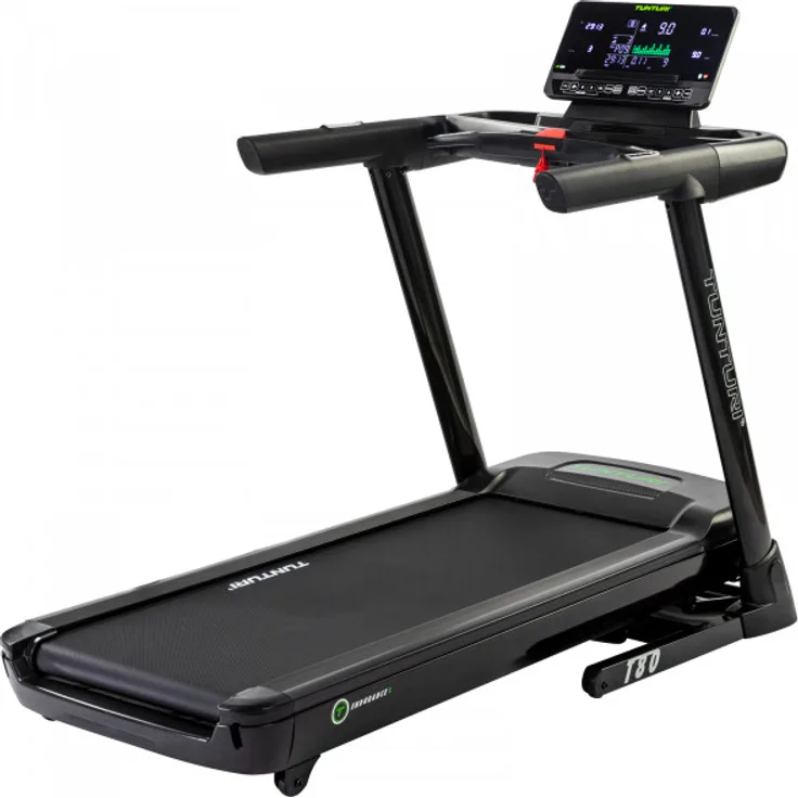 Tunturi Laufband Signature T80, Professionelles Laufband für intensive Trainingseinheiten, schwarz