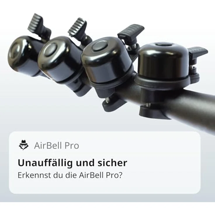 AIRBELL Klingel AirBell Pro, Kinderfahrradklingel mit Bluetooth®-Technologie und dezentem Design – Bild 5
