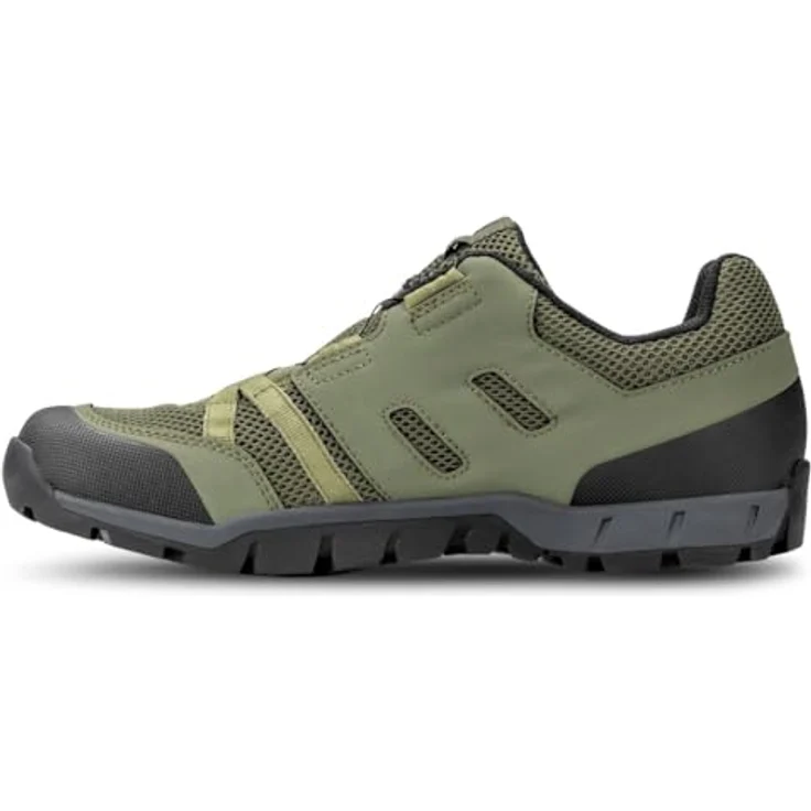 SCOTT Sport Crus-r BOA Fahrradschuhe, leicht und flexibel mit hoch atmungsaktivem Obermaterial, grün/schwarz, Größe 46.0 – Bild 4