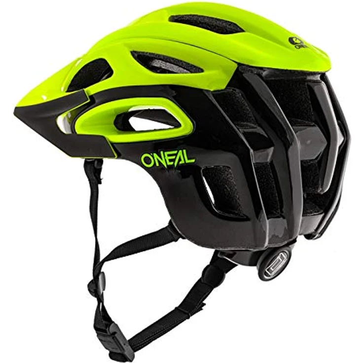 O'Neal Orbiter II Solid Fahrradhelm, Neon Gelb, Größe XXS/S, mit Cone-Head Technologie und Fidlock Magnetverschluss – Bild 3