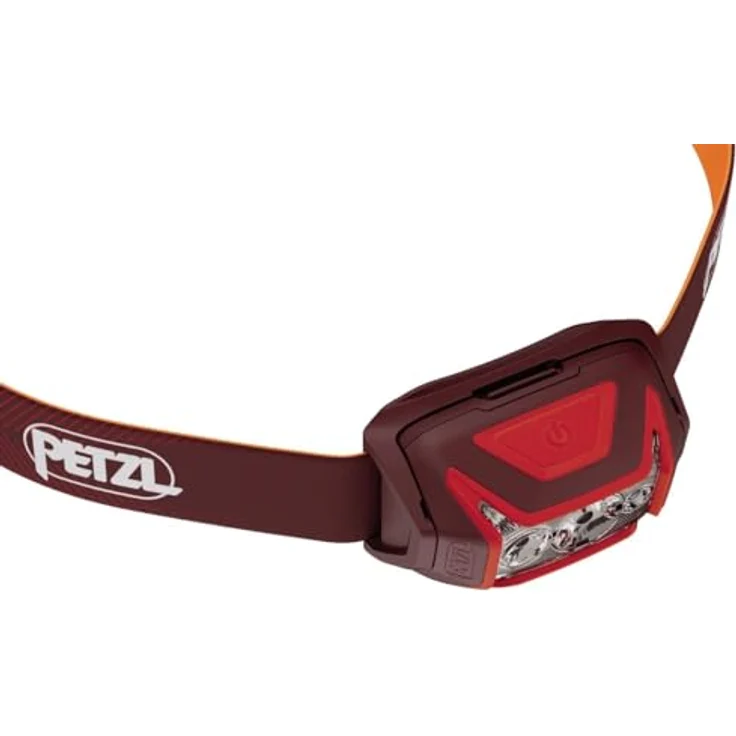 PETZL ACTIK Stirnlampe, 450 Lumen, drei Beleuchtungsstufen, weiß/grün, wiederaufladbar mit roter Beleuchtung – Bild 4