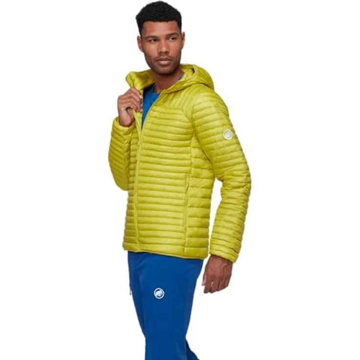Mammut Broad Peak Light IN Hooded Jacket Men, Daunenjacke für Herren, leichte und kompakte Skijacke, DRY DOWN-Füllung, Farbe: acacia, Größe: XXL – Bild 3