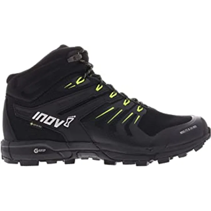 inov-8 Roclite G 345 GTX V2 Wanderschuhe, Herren, Schwarz, wasserdicht, atmungsaktiv, leicht, griffige Gummisohle