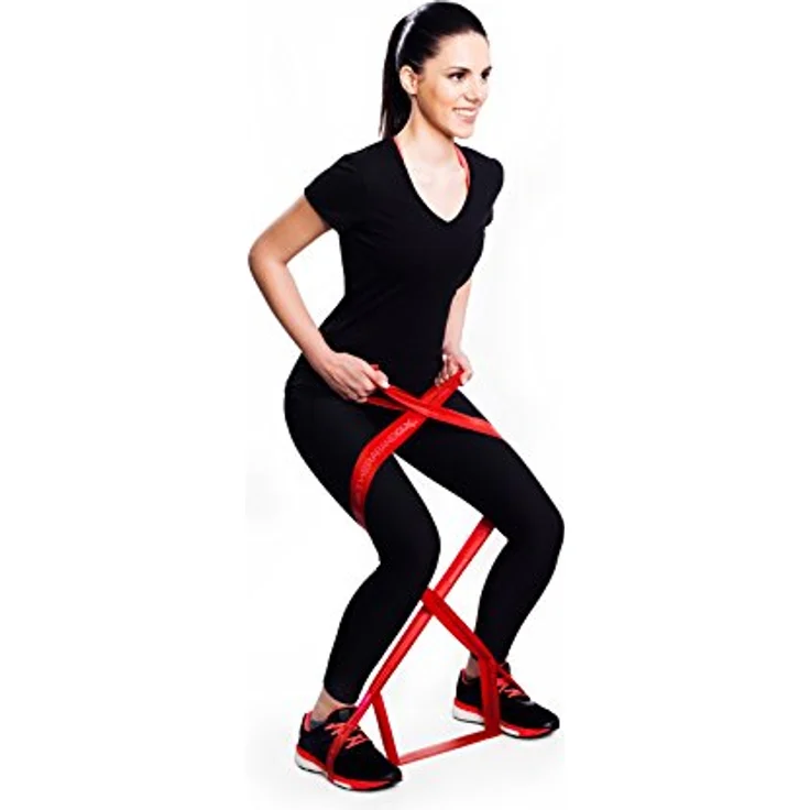 TheraBand CLX Latex-Free Resistance Band, 11 Loops für Pilates, Home Gym und Physiotherapie, 2.5 Meter, gelb, leicht – Bild 5
