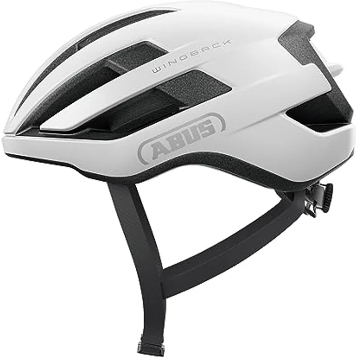 Abus WingBack, Velohelm (54 - 58 cm) mit tiefen Belüftungskanälen und FlowStraps-Gurtbändern, leicht und anpassbar – Bild 1