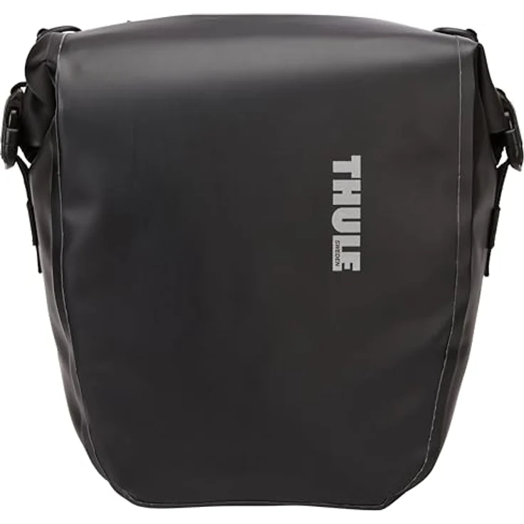 Thule Pack 'n Pedal Small Shield, wasserdichte Gepäckträgertaschen mit 26 l Volumen, schwarz – Bild 2