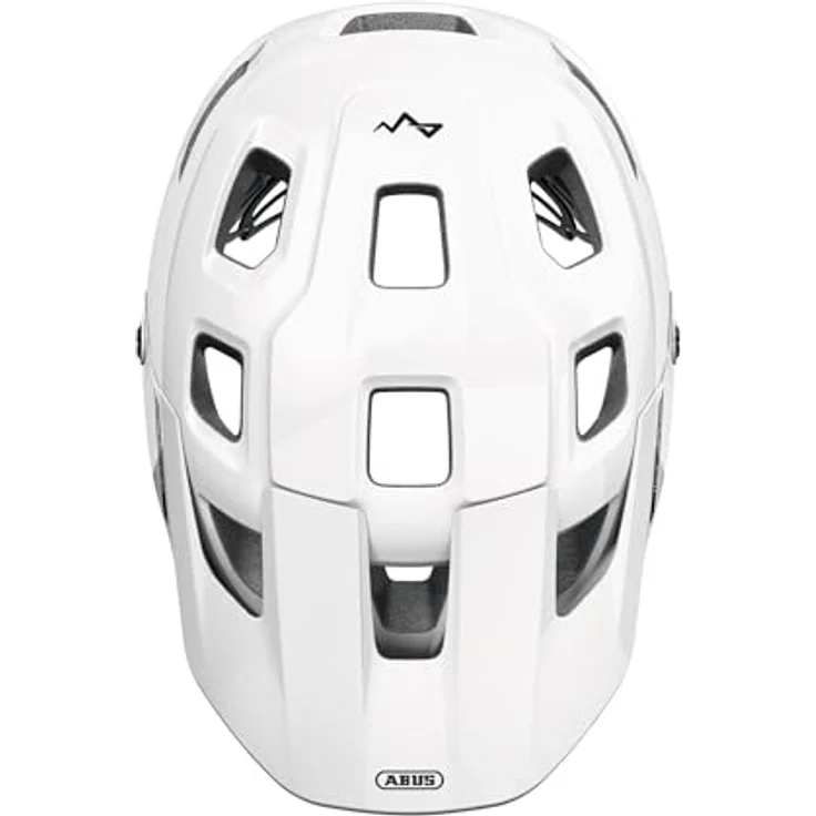 ABUS MTB-Helm MoDrop, robuster Fahrradhelm mit guter Belüftung und individueller Passform, Unisex, Weiß, Größe M – Bild 4