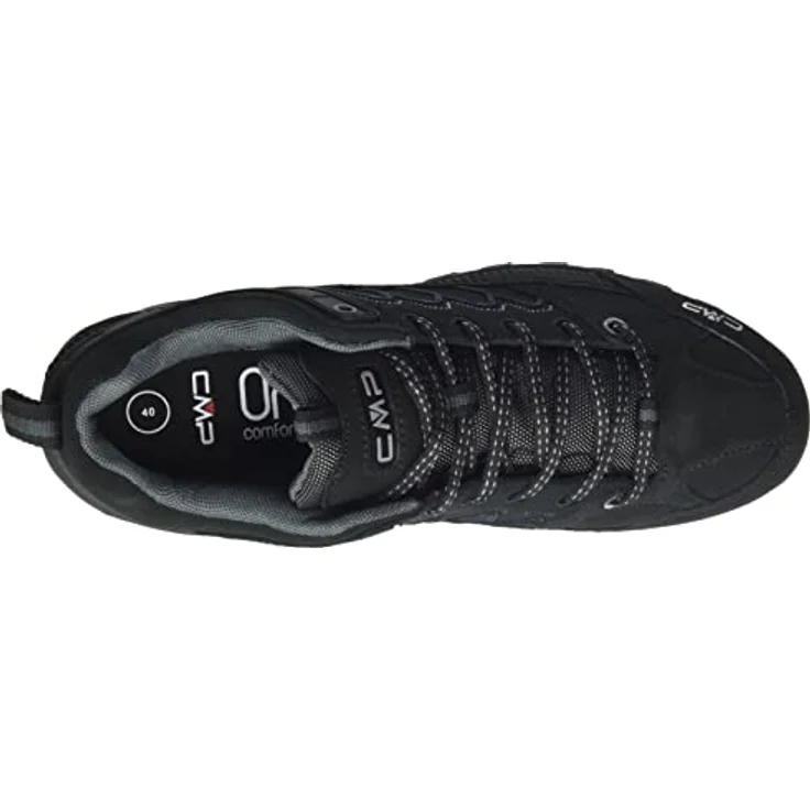 CMP Herren Wanderschuhe Moon Low Waterproof, Trekkingschuh mit Vibram-Sohle und wasserundurchlässiger Membran, schwarz – Bild 5
