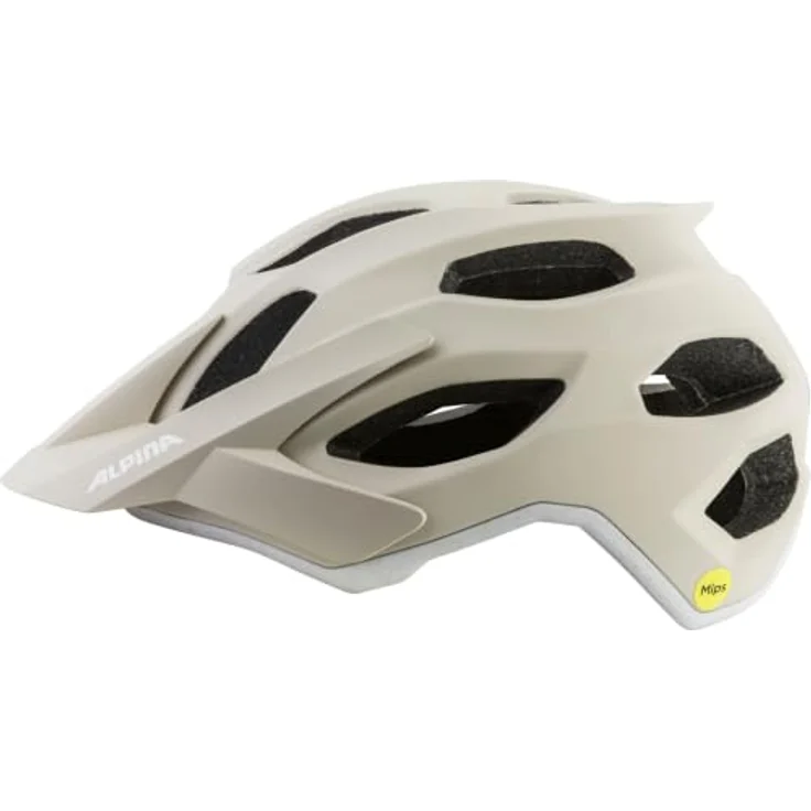 Alpina Sports APAX MIPS, Halber Helm mit Hartschalenbau, Run System Ergo Flex, Helmvisier, Matt – Bild 3
