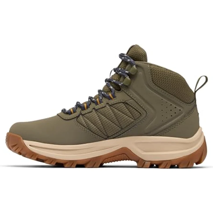 Columbia Women's Transverse Hike Waterproof Boot, Wasserdichte, atmungsaktive Wanderstiefel in stone green/raw honey, Größe 7 – Bild 8