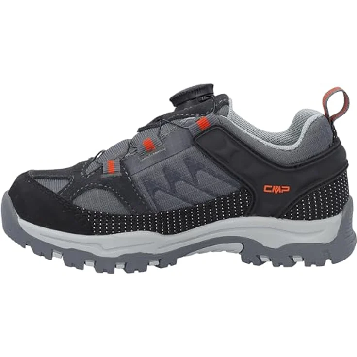 CMP Freizeitschuhe Kiruna, Wanderschuhe für Kinder mit FitGo-Verschlusssystem, anthrazit/schwarz, Größe 45 – Bild 2