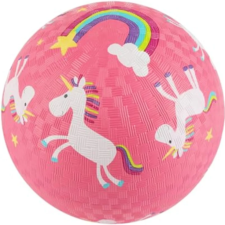Sigikid Spielball Einhorn, 17cm, pink, 100% Naturkautschuk, für Kinder ab 1 Jahr – Bild 1