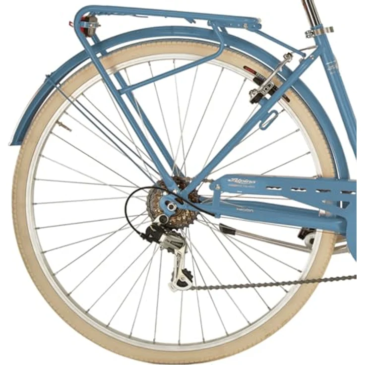 Alpina Bike Fahrrad Viaggio Frau Türkis 28", Cityrad mit 46 cm Stahlrahmen, Shimano rs-36 Schalthebel – Bild 4