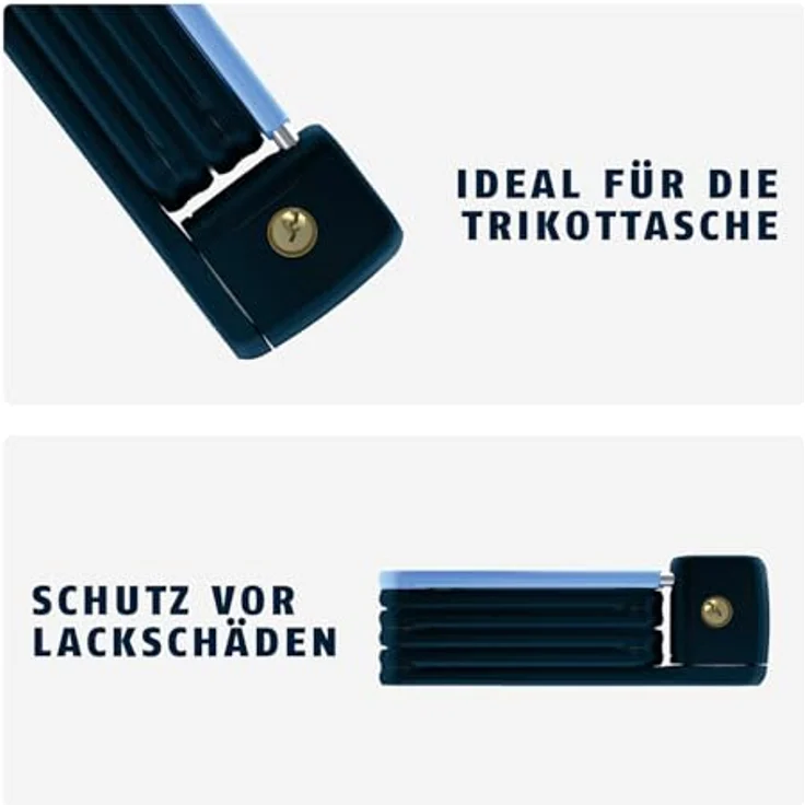 Abus Bordo Faltschloss, 60 cm, flexibel und leicht, Schwarz – Bild 4