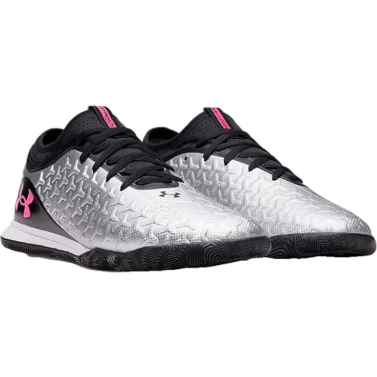 Under Armour UA Magnetico Select 6 IN Fußballschuhe, Hallenschuhe mit Charged Cushioning®, Schwarz, Größe 11.5/13 – Bild 2