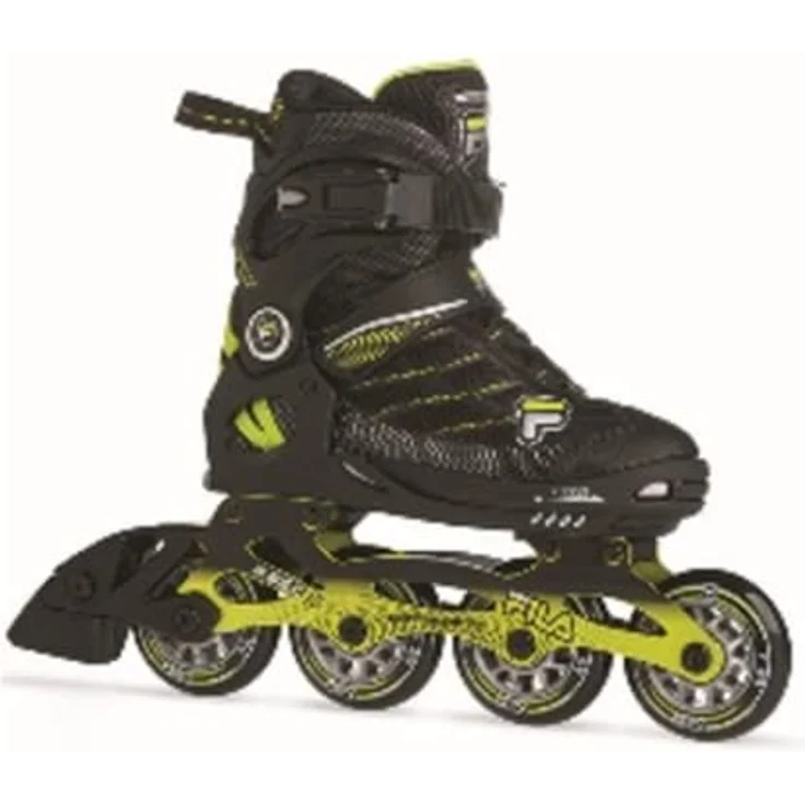 FILA Wizy Alu Boy Junior L, Rollschuhe mit Alu-Platine, hoch geschnittenem Cuff und atmungsaktivem Innenschuh, verstellbar Größe 35-38 – Bild 2