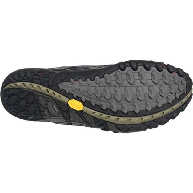 Merrell Intercept Herren Wanderschuhe, Outdoor Trekkingschuh aus Leder, Schwarz, Größe 41.5 – Bild 4