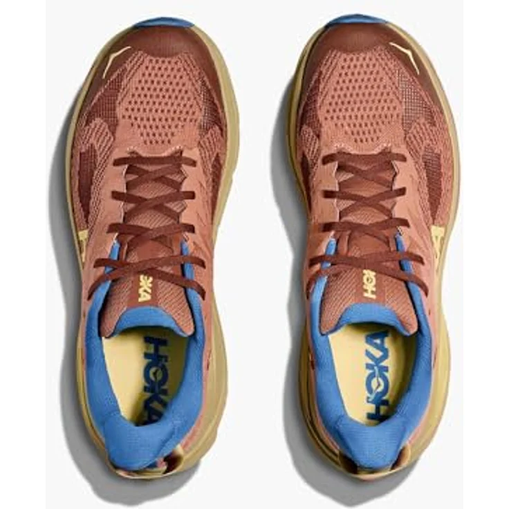 HOKA Challenger 8 M, Herren Trail-Running Schuhe, atmungsaktives Obermaterial, Regular Fit, Gummisohle, Braun, EU 46 US 11.5 – Bild 4