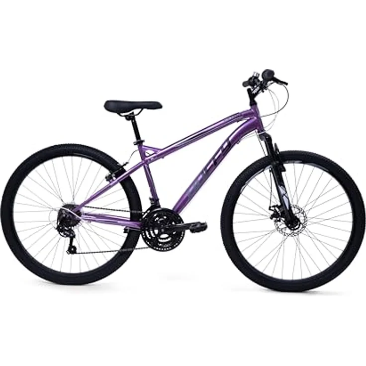 Huffy Extent Mountainbike 27,5", Hardtail-Rahmen mit 18-Gang Shimano Schaltung, violett – Bild 2