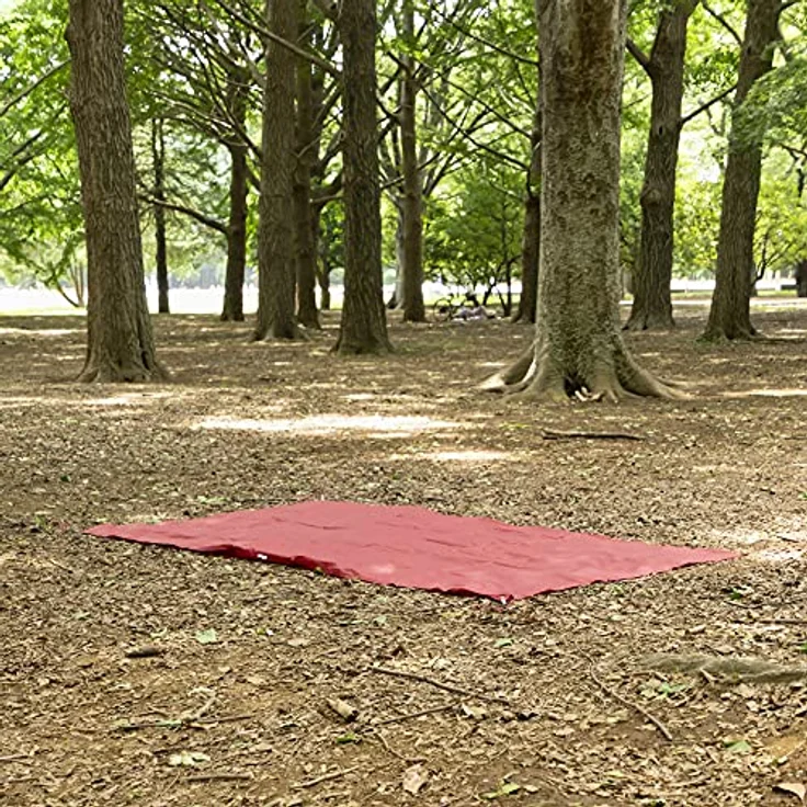 MSR Universal Zeltbodenplane Tarp mit Fußabdruck, Rot, Regular-82 x 48" – Bild 3