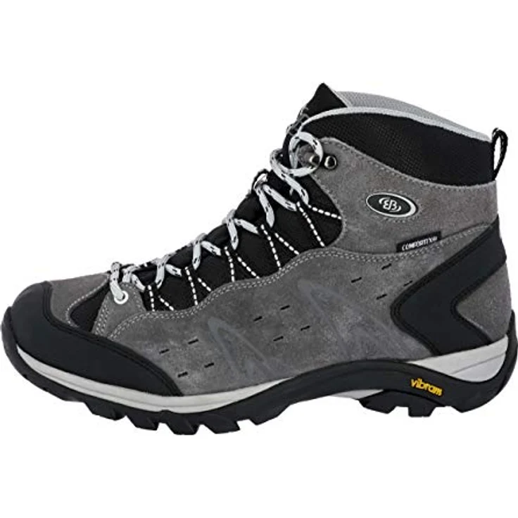 Brütting Mount Bona High, Herren-Wanderschuhe aus Veloursleder mit regulierbarer Schnürung, grau, Größe 43 – Bild 2
