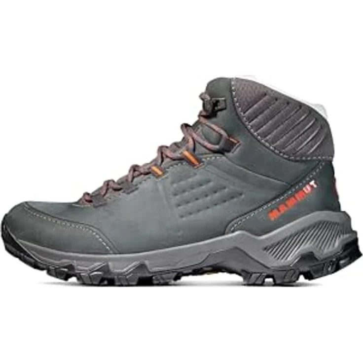 Mammut Nova IV Mid LTH Women, Damen Wanderschuhe mit Vibram®-Sohle und Terracare®-Nubukleder, Schwarz, Größe 41.5 – Bild 1