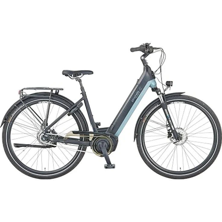 Prophete Geniesser 4.0 City E-Bike 28 Zoll - 540Wh - Schwarz & Diamantsilber - Mittelmotor AEG - 7-Gang Nabenschaltung - HDY. Scheibenbremse - Rahmenhöhe 48 cm – Bild 1