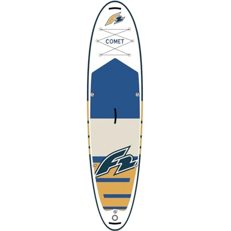 F2 Comet SUP, 11’6" aufblasbares Stand Up Paddle Board in Weiß mit Kajak Zubehör Paket, inklusive Kajakpaddel und gepolstertem Sitz – Bild 5