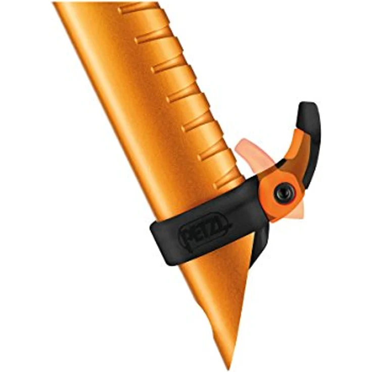 PETZL Eispickel gullyice, orange, 45cm, für technisches Bergsteigen, Stahl-Aluminium, 280g – Bild 2