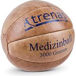 trenas Medizinball Leder - Original - 3 kg - Medicine Ball - Sport Medizinball