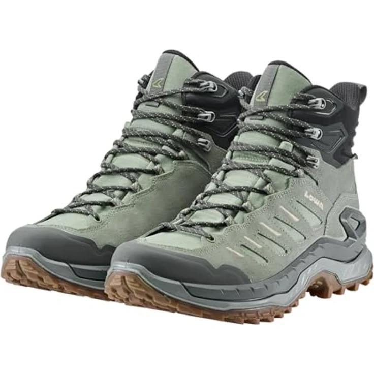 Lowa Innovo GTX Mid, multifunktionaler Wanderschuh mit GORE-TEX Membran, Seegras/Dune, Größe 42 – Bild 6