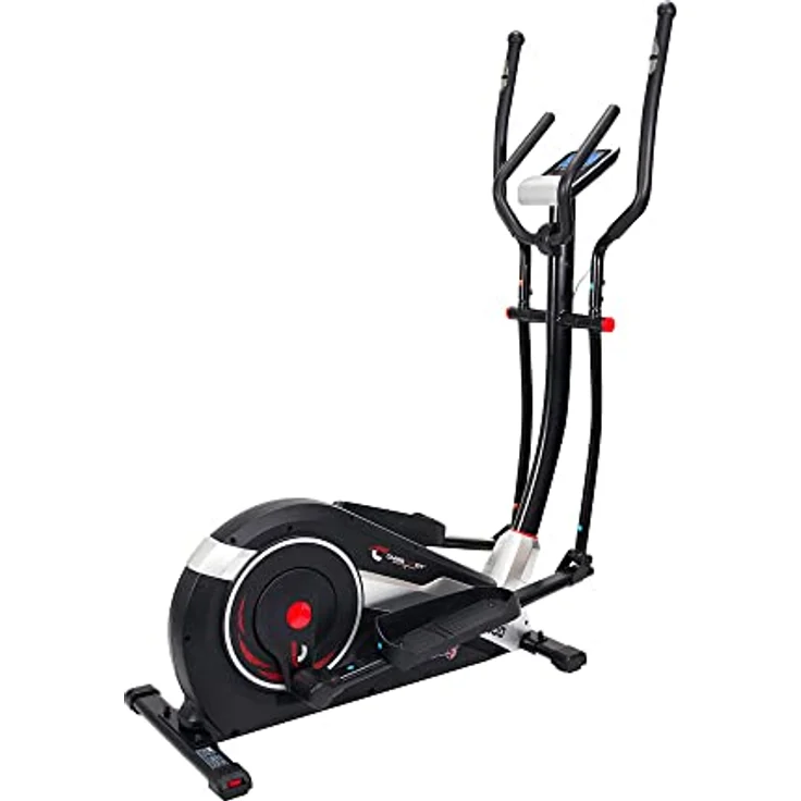 Christopeit Sport Ergometer AX 8000 Schwarz - 24-stufiger Tritt-Widerstand - bis 150kg Gewicht - 8kg Magnet-Bremssystem – Bild 1