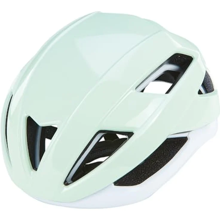 Prophete E-Bike Smart Fahrradhelm, mit Rotationsschutz, Inmold Technologie, grün/weiß, verstellbar für Kopfumfang 55–59 cm – Bild 1