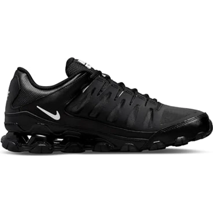 Nike Reax 8 TR, Herren Sneaker mit reaktionsfreudiger Dämpfung und dynamischem Schnürsystem, schwarz – Bild 3