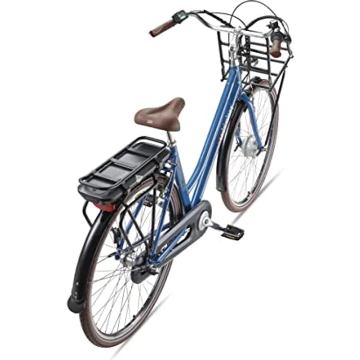 TELEFUNKEN E-Bike Elektrofahrrad Alu 28 Zoll mit 3-Gang Shimano Nabenschaltung, Retro Pedelec Citybike, Frontmotor 250W und 10,4Ah, 36V Li-Ion Akku, RT530 Multitalent – Bild 3