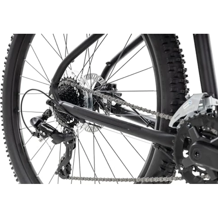 Axess BRASH Hardtail Mountainbike, 29 Zoll, Aluminiumrahmen, 21 Zoll, hydraulische Scheibenbremsen, schwarz – Bild 4