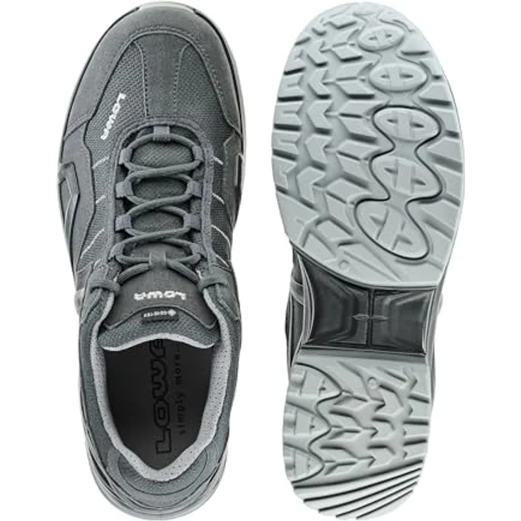 Lowa Gorgon GTX Trekkingschuh, Schwarz, Leder, Größe EUR 45, Schnürer, mittlere Schuhweite – Bild 6