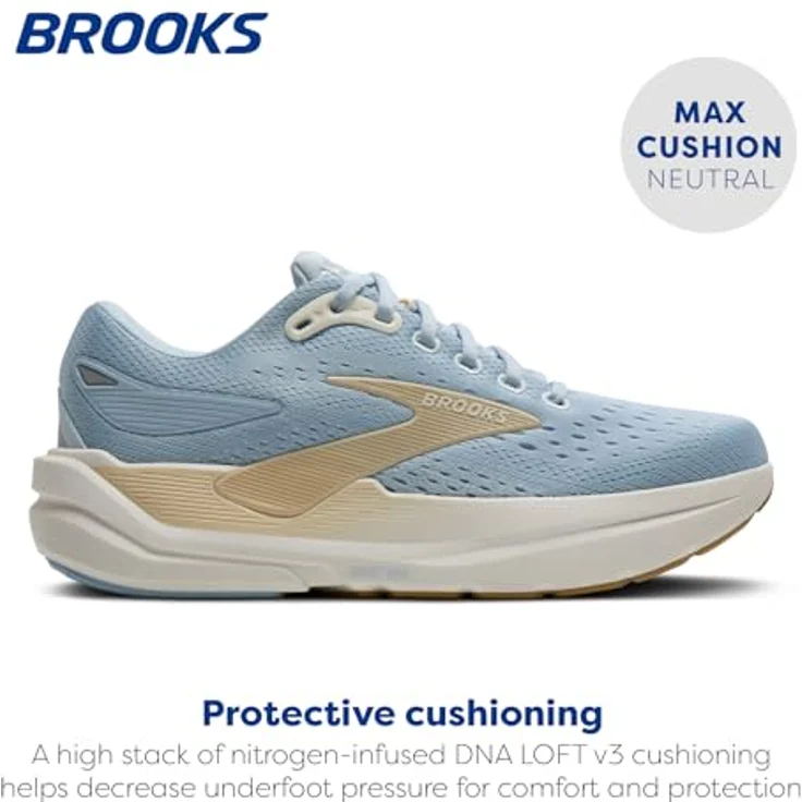 Brooks Ghost Max 3 Damen Laufschuhe, Blau, Größe 10 – Bild 2