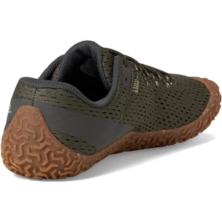 Merrell Vapor Glove 6, Herren Wanderschuhe, atmungsaktives Obermaterial aus 100 % recyceltem Mesh, Vibram EcoStep-Aussensohle, vegan-freundlich, Grün, Größe 41 – Bild 6