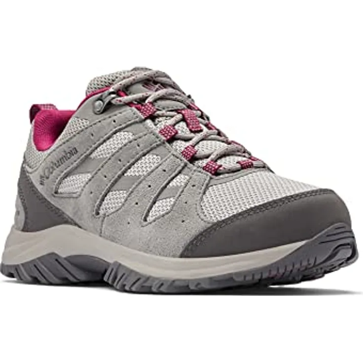 Columbia Trekkingschuh, wasserdicht mit griffiger Außensohle, Obermaterial aus Mesh und Wildleder