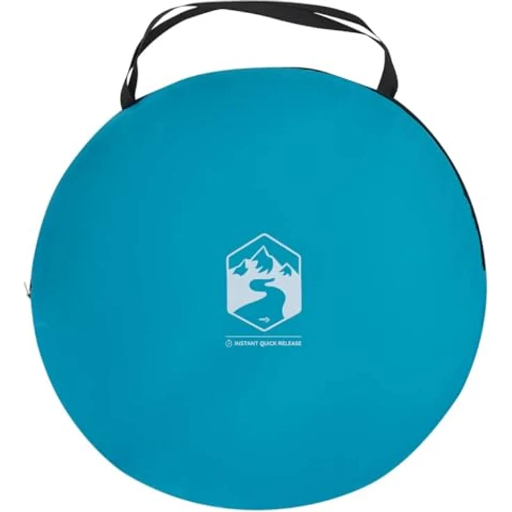 vidaXL Umkleidezelt, wasser- und winddicht mit Pop-Up-System, blau, 2.20 kg – Bild 8