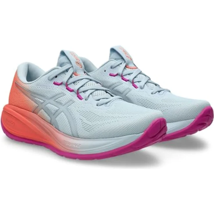 Asics Gel-Cumulus 28, Laufschuhe mit ASICS GEL™-Technologie, sky/sun coral, Größe: 7 – Bild 2